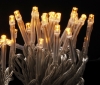 (Pro仕様高品質大量購入用特価)LED100球ストレートタイプ(黄)W-LED100ECY(防滴型/スケルトンコード/連結コネクター付/無点滅)
