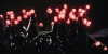 (Pro仕様高品質大量購入用特価)LED100球16IC付タイプ(赤)PRO-W-LED16IC100EGR(防滴型/緑コード/連結コネクター付/16パターン点滅)