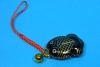 （三幸製作所）日本製ブリキ商品No.224 ミニ金魚根付（黒）