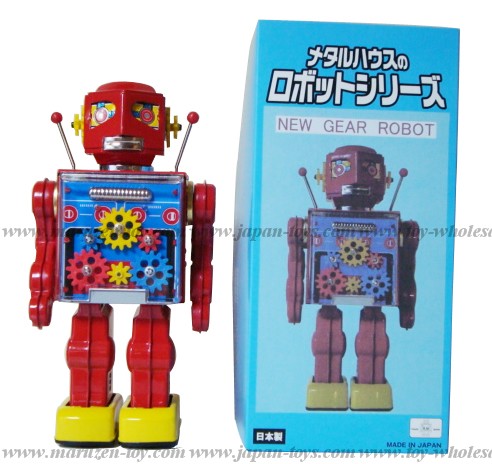 （メタルハウス）日本製ブリキ商品 No.22 ニューギヤ ロボット☆受注後生産⇒詳しくは商品説明