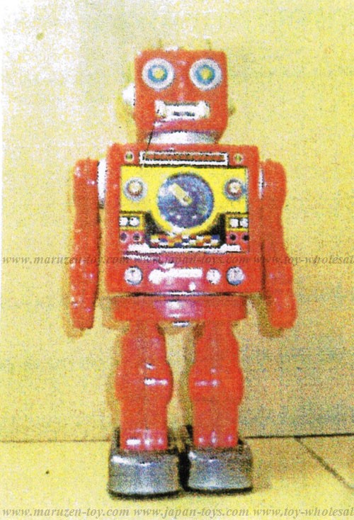 （メタルハウス）日本製ブリキ商品 赤鬼ロボット☆受注後生産⇒詳しくは商品説明