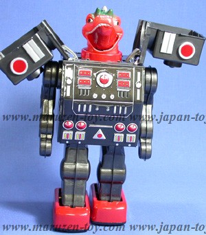 丸善商店 （メタルハウス）日本製ブリキ商品 No.2 怪獣ロボット（黒 