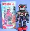 （メタルハウス）日本製ブリキ商品 No.2 怪獣ロボット（黒）☆受注後生産⇒詳しくは商品説明