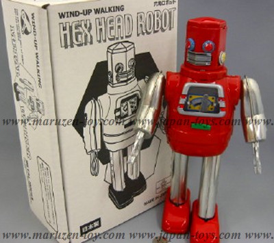 丸善商店 （メタルハウス）日本製ブリキ商品 HEX HEAD ROBOT(六角