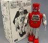 （メタルハウス）日本製ブリキ商品 HEX HEAD ROBOT(六角ロボット赤)☆受注後生産⇒詳しくは商品説明