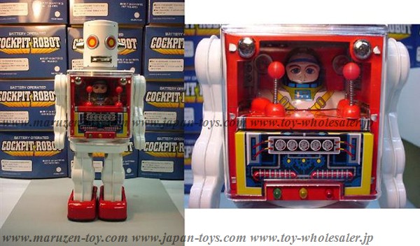（メタルハウス）日本製ブリキ商品 No.14 コックピット ロボット☆受注後生産⇒詳しくは商品説明
