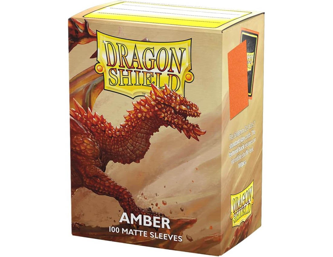 【ドラゴンシールド】AT-11059 ドラゴンシールド マット スタンダードサイズ Amber(100枚入り)?