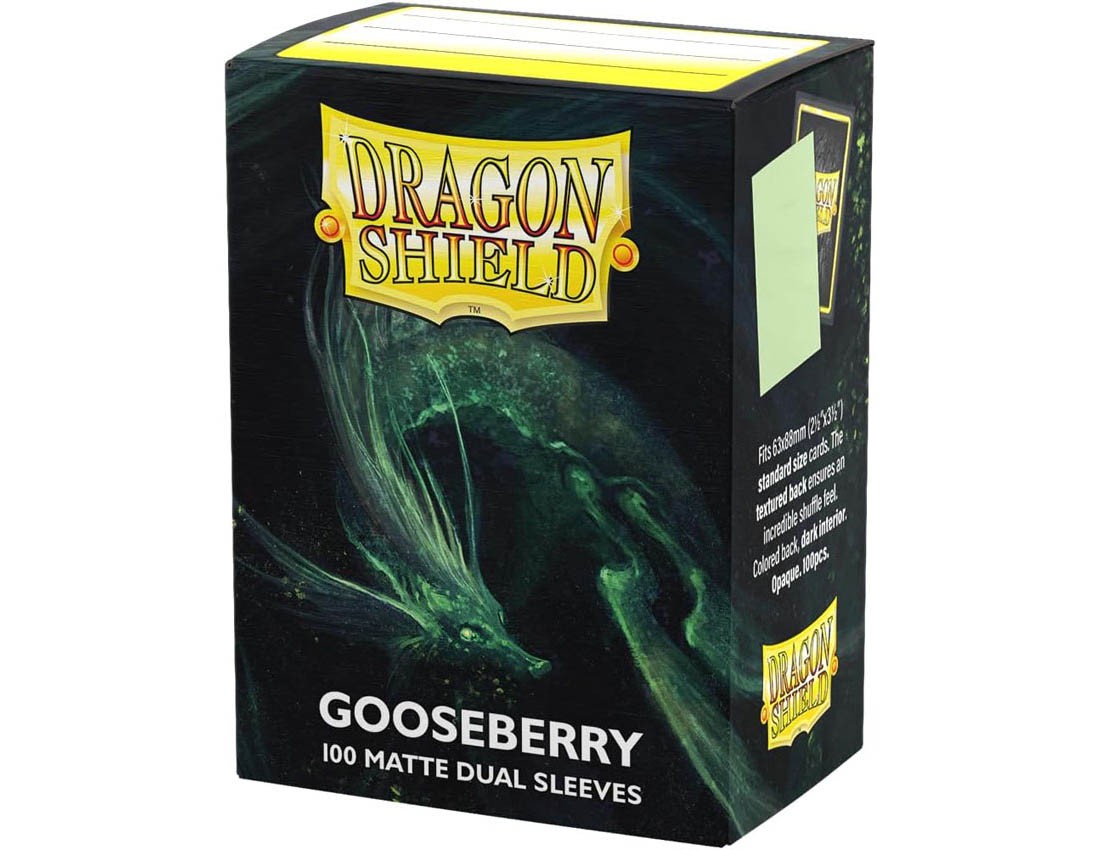 【ドラゴンシールド】AT-15066 スタンダードサイズ Matte Dual Gooseberry(100枚入)